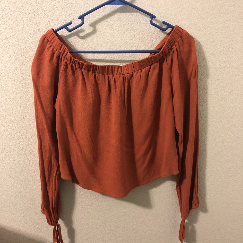 Kendall & Kylie Off the Shoulder Crop